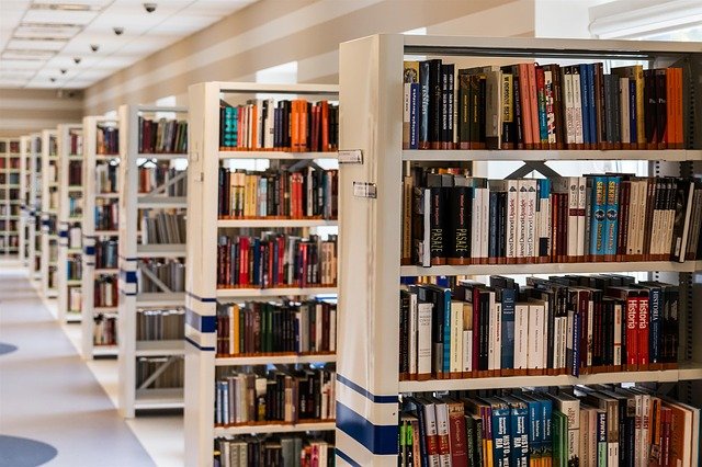 Photo d'une bibliothèque
