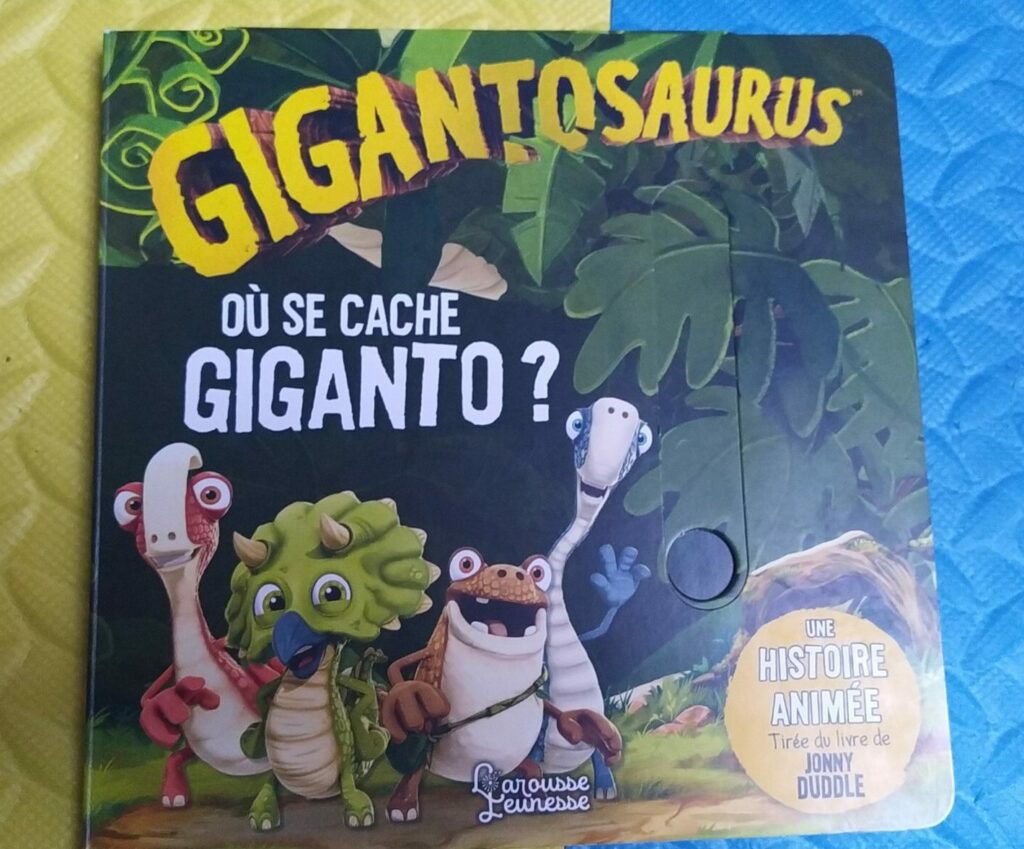 Couverture du livre Gigantosaurus - Où se cache Giganto ?
